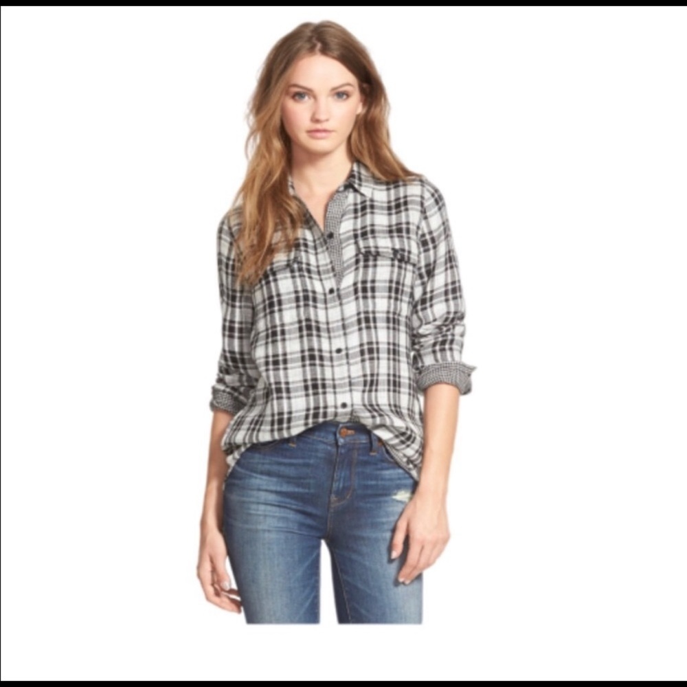 Madewell | Kemp Plaid Ex Boyfriend Button Down